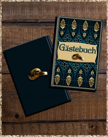 Gästebuch Hochzeit - Oriental gold